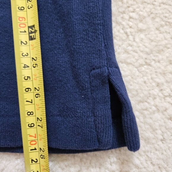 Island Shores Blue 1/4 Zip Pullover Sweater - Picture 9 of 9